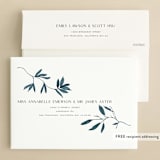 "Adore You" - Wedding Invitations in Great Lakes by Design Lotus - FREE Recipient Addressing