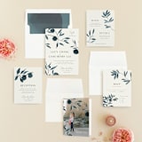 "Adore You" - Wedding Invitations in Great Lakes by Design Lotus - Invitation Suite