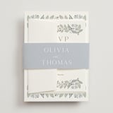 "Wild Flora" - Wedding Invitations in Meadow by Kristen Smith - Assembled with Belly Band