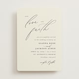 "Love and Faith" - Wedding Invitations in Vanilla by Louise Kay - Front