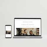 "Overlapping" - Wedding Invitations in Cotton by Amy Kross - FREE Wedding Website