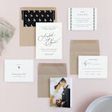 "Heirloom" - Wedding Invitations in Ink by Kimberly Morgan - Invitation Suite