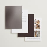 "Arrakis" - Wedding Invitations in Dune by Design Lotus - Back of Card