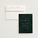 "emerald" - Wedding Invitations in Emerald by Andrea Cernin - Invitation with Envelope