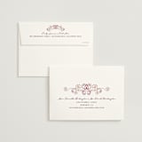 "Henna" - Wedding Invitations in Mixed Berry by fatfatin - FREE Recipient Addressing