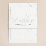 "Cummings" - Wedding Invitations in Cotton by Amy Kross - Assembled