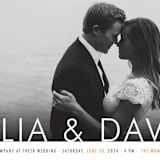 "Minimalist Display" - Wedding Invitations in Orange by Nam Bourassa - Close-Up