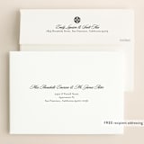 "Minimalist Display" - Wedding Invitations in Orange by Nam Bourassa - FREE Recipient Addressing