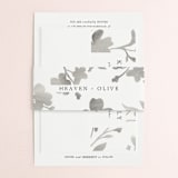 "Floral Union" - Wedding Invitations in Black Sugar by Pati Cascino - Assembled
