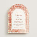"Moroccan Jewel" - Wedding Invitations in Sepia Sunset by Zhay Smith - Front