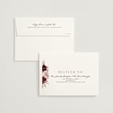 "Emyn" - Wedding Invitations in Burgundy by Itsy Belle Studio - FREE Recipient Addressing