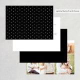 "Landscape" - Wedding Invitations in Black Tie by Laura Hamm - Back of Card