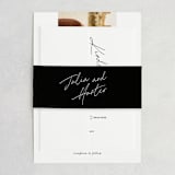 "Landscape" - Wedding Invitations in Black Tie by Laura Hamm - Assembled