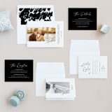 "Landscape" - Wedding Invitations in Black Tie by Laura Hamm - Invitation Suite