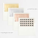 "Proposal" - Wedding Invitations in Buff by Jack Knoebber - Envelope Liner Options