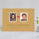 "Textbook Love Story" - Wedding Invitations in Kraft by root beer float - Front