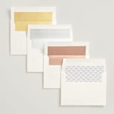 "Ocean Dreams" - Wedding Invitations in Pale Cerulean by Sabrin Deirani - Envelope Liner Options