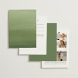 "Verdure" - Wedding Invitations in Garden by Leah Bisch - Back of Card Options