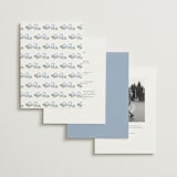 "Ribbonly Frame" - Wedding Invitations in Juniper by Itsy Belle Studio - Back of Card Options