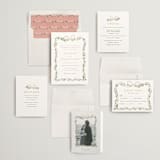 "Ribbonly Frame" - Wedding Invitations in Blush by Itsy Belle Studio - Invitation Suite