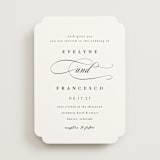 "Blancmange" - Wedding Invitations in Frost by chocomocacino - Front