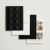 "Blancmange" - Wedding Invitations in Frost by chocomocacino - Back of Card Options