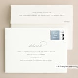 "Reverie" - Wedding Invitations in Periwinkle by Sara Hicks Malone - FREE Recipient Addressing