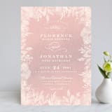 "Summer Bliss" - Wedding Invitations in Blush by Grace Kreinbrink - Front