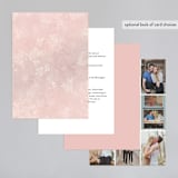 "Summer Bliss" - Wedding Invitations in Blush by Grace Kreinbrink - Back of Card