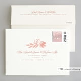 "Summer Bliss" - Wedding Invitations in Blush by Grace Kreinbrink - FREE Recipient Addressing