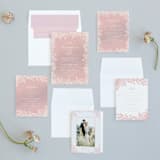 "Summer Bliss" - Wedding Invitations in Blush by Grace Kreinbrink - Invitation Suite