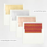 "Anand Karaj" - Wedding Invitations in Coral by Ann Gardner - Envelope Liner Options