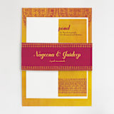 "Anand Karaj" - Wedding Invitations in Coral by Ann Gardner - Assembled