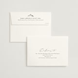 "Gentle Whisper" - Wedding Invitations in Cotton by Jennifer Postorino - FREE Recipient Addressing