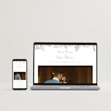 "Wreath In Bloom" - Wedding Invitations in Harvest by Leah Bisch - FREE Wedding Website