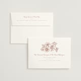 "Wreath In Bloom" - Wedding Invitations in Harvest by Leah Bisch - FREE Recipient Addressing