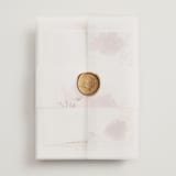 "autumn fest" - Wedding Invitations in Autumn by Phrosné Barwood - Assembled with Vellum Wrap and Wax Seal