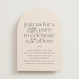 "Little party big love" - Wedding Invitations in Noir by Jessica Corliss - Front