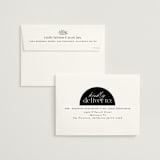 "Little party big love" - Wedding Invitations in Noir by Jessica Corliss - FREE Recipient Addressing