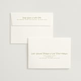 "rory" - Wedding Invitations in Olive by Ellen Schlegelmilch - FREE Recipient Addressing