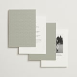 "flowering arch" - Wedding Invitations in Sage by Lori Wemple - Back of Card Options