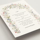 "flowering arch" - Wedding Invitations in Sage by Lori Wemple - Detail