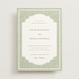 "Summer Linen" - Wedding Invitations in Garden by Kelly Schmidt - Front