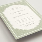 "Summer Linen" - Wedding Invitations in Garden by Kelly Schmidt - Detail