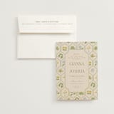 "The Gallery" - Wedding Invitations in Summer Citrus by Vera Lim - Invitation with Envelope