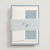"briland" - Wedding Invitations in Sky by Sara Hicks Malone - Assembled with Belly Band