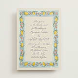 "Amalfi Coast Wedding" - Wedding Invitations in Aqua by Chris Griffith - Front