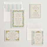 "Amalfi Coast Wedding" - Wedding Invitations in Aqua by Chris Griffith - Invitation Suite