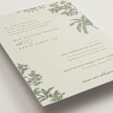 "Vintage Tropics" - Wedding Invitations in Jungle by Jenna Holcomb - Detail