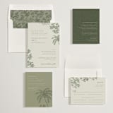 "Vintage Tropics" - Wedding Invitations in Jungle by Jenna Holcomb - Invitation Suite